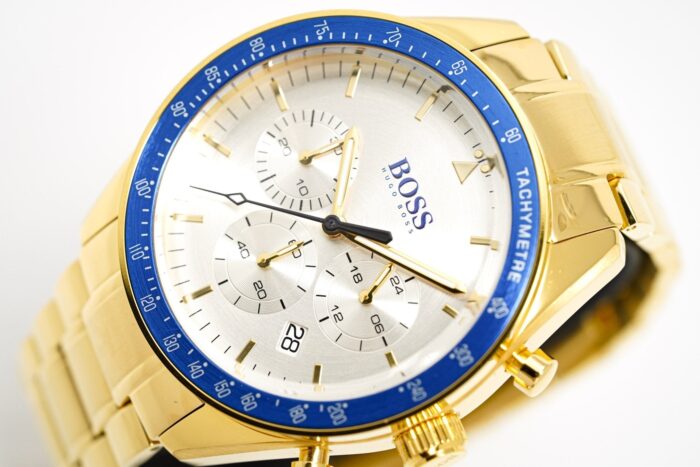 Hugo Boss Men's Watch Chronograph Trophy Gold - HB1513631 - Image 7